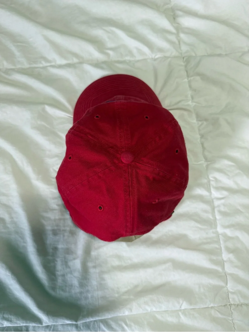 '47 men’s Chicago Cubs Red Baseball Cap with Blue & White Logo